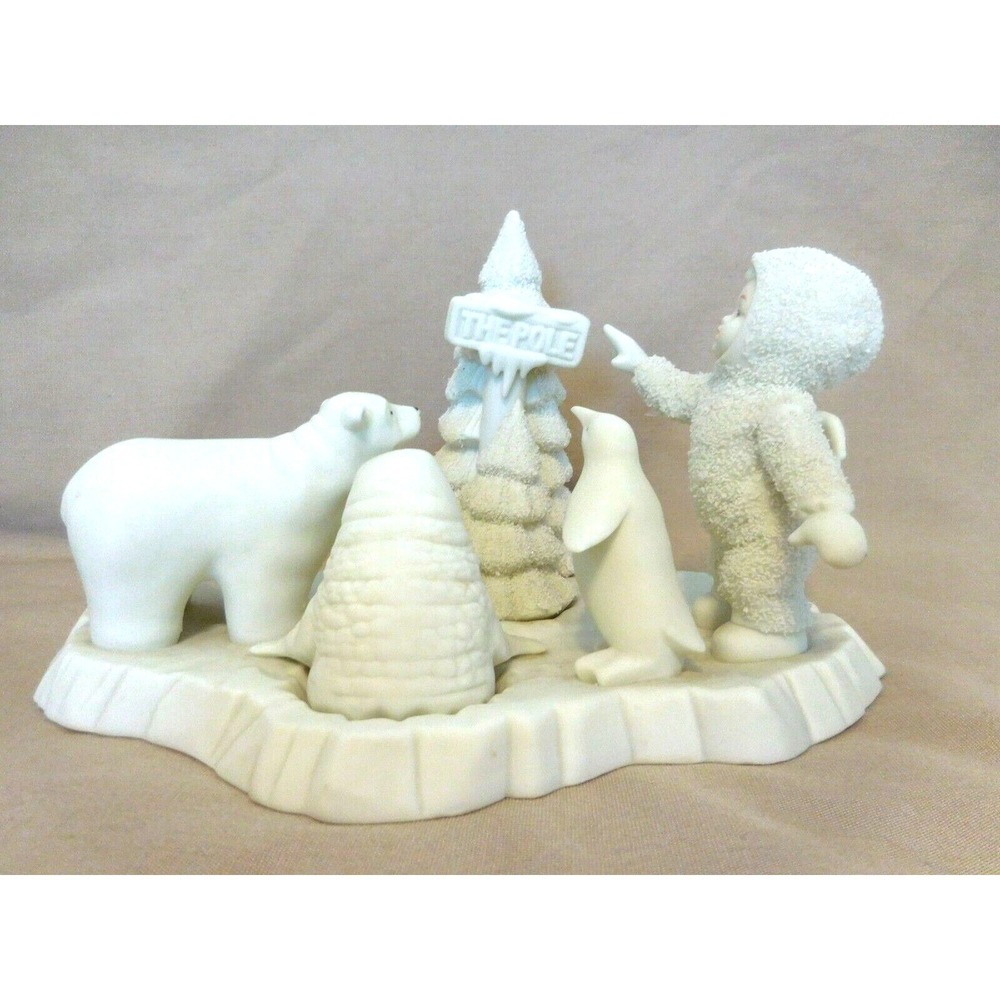 Dept 56 Snowbabies "This Is Where We Live"‎ Penguin Walrus Bear The Pole